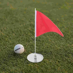 Mini Golf Flag Sticks Training Supplies Flagpole Cup Plate Portable Practice Man