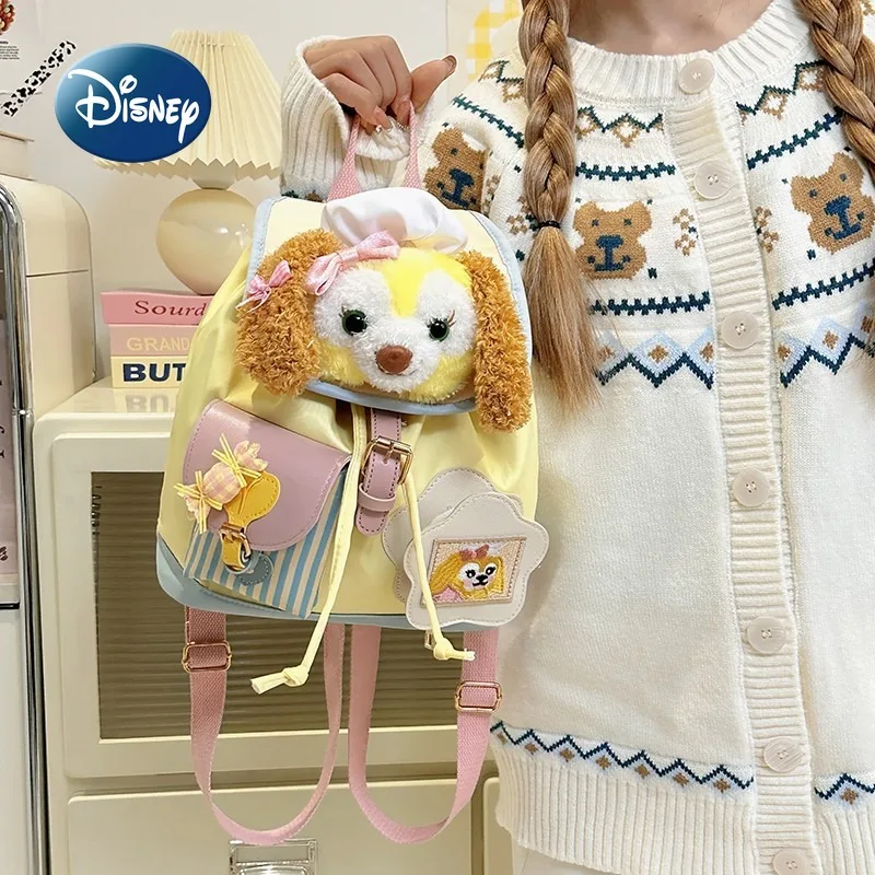 Disney Nieuwe Dames Pluche Pop Rugzak Modieuze Damesrugzak Grote Capaciteit Hoge Kwaliteit Cartoon Casual Student Rugzak