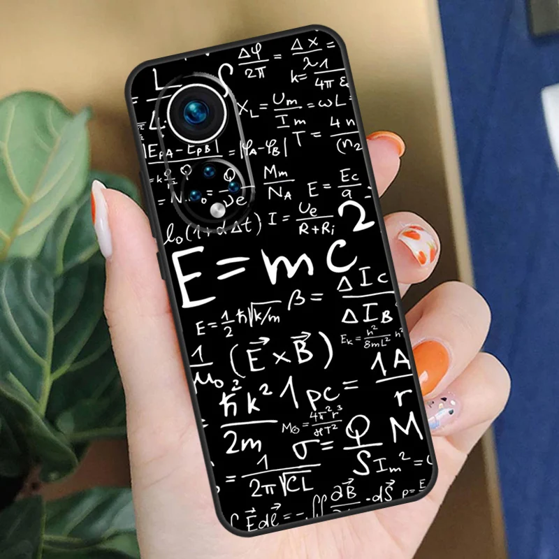 غطاء صيغ فيزياء الرياضيات العلوم لهاتف Honor 200 Pro 90 70 50 X9a X8a X9 X8 X8b X9c X9b Honor Magic 7 Pro 5 6 Lite