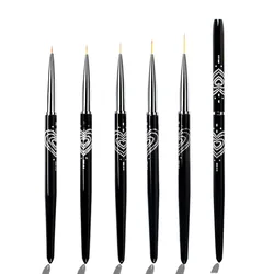 Nail Art Paint Brush Nail Liner Line Pens Gel Polish Painting Drawing Nail Art Brushes
