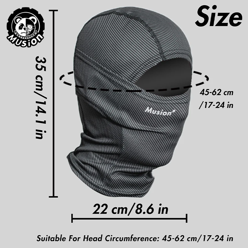 Musion - Fashion Print Balaclava Original Face Mask Bandana Headband Scarf Outdoor Sports Riding image 2