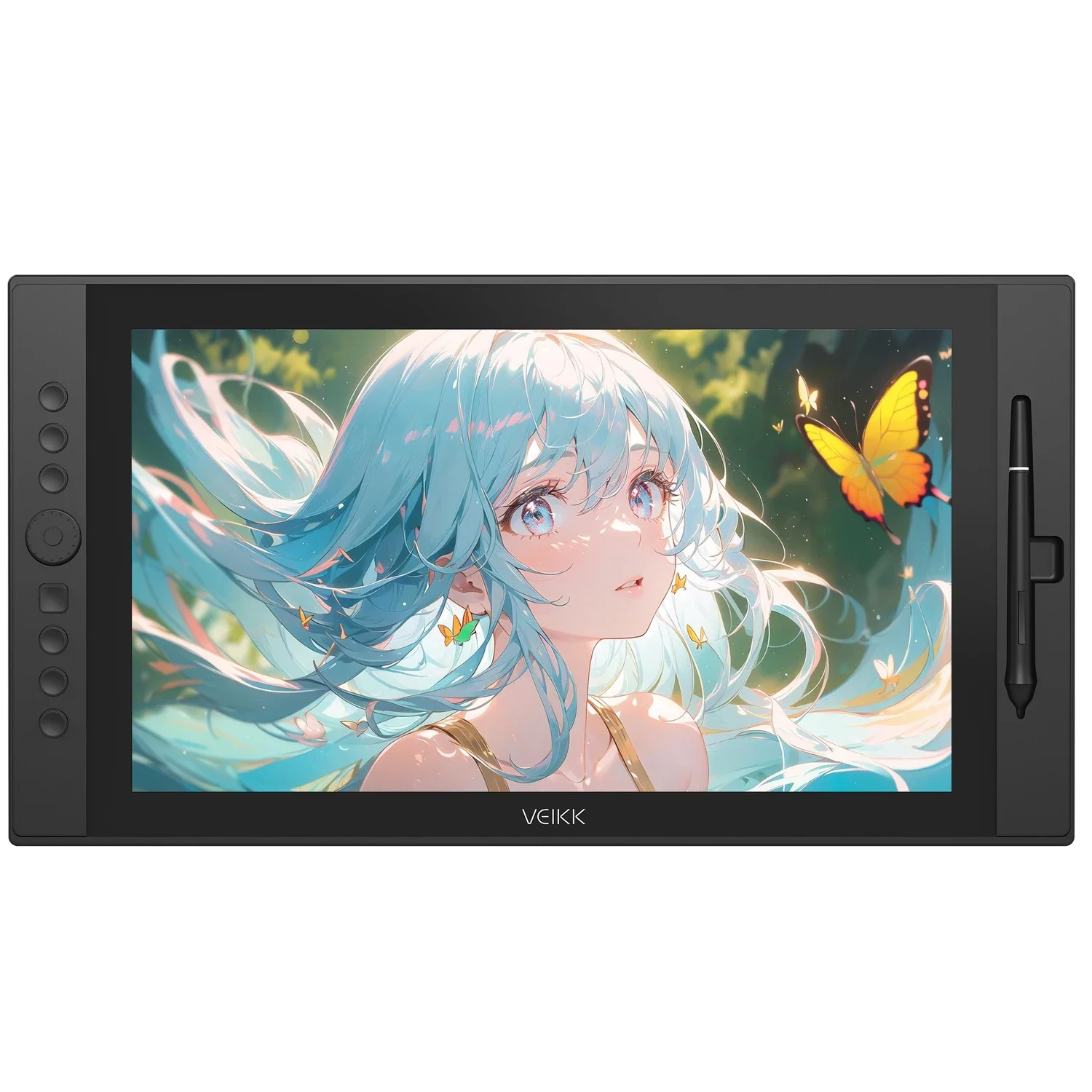 VEIKK VK1560PRO 15,6-дюймовый электромагнитный емкостный монитор с двойным сенсорным экраном и пассивным стилусом и горячими клавишами