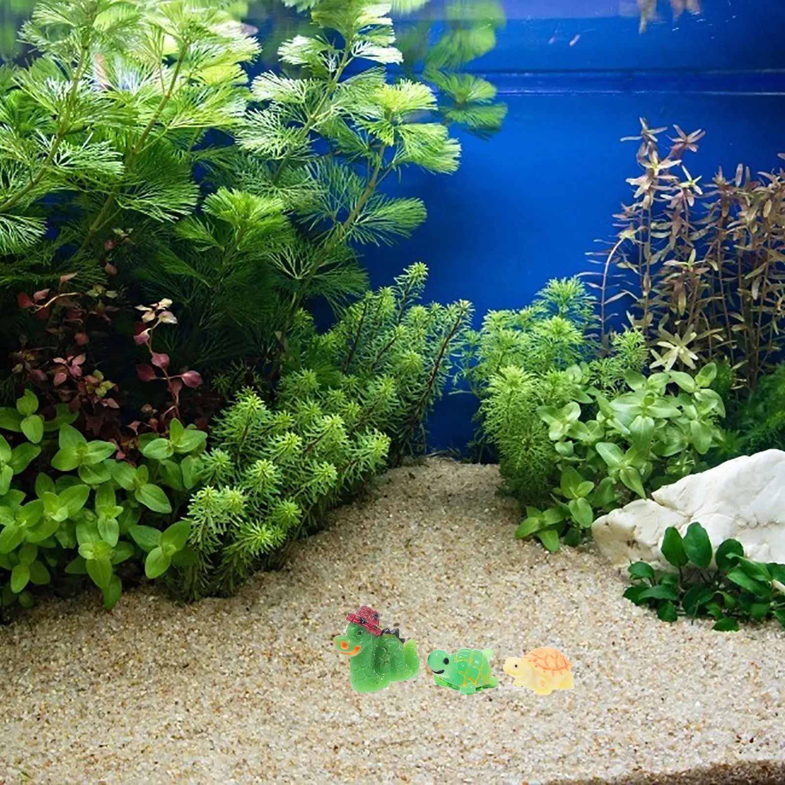 40pcs Resin Aquarium Decor Fish Tank Ornament Ocean Theme Vivid Simulation Landscaping Craft for Freshwater Saltwater
