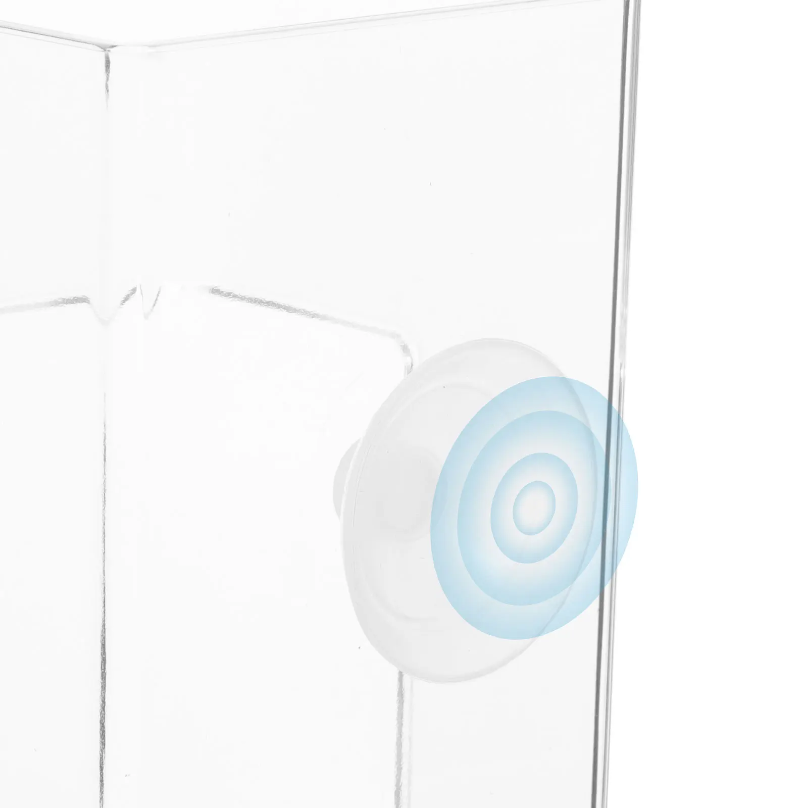 

Clear Fish Feeder Floating Feeding Ring Aquarium Accessory with Suction Cup for Small Fish Tank Supplies Reusable Feeding Tool