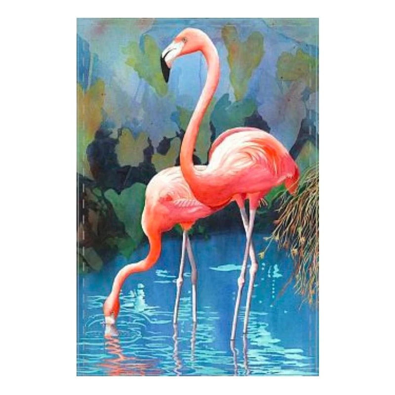 6 pcs/pack Flamingo Postcard Greeting Gift Christmas Cards Birthday Mother\'s Day Card Letter Envelop Stationery