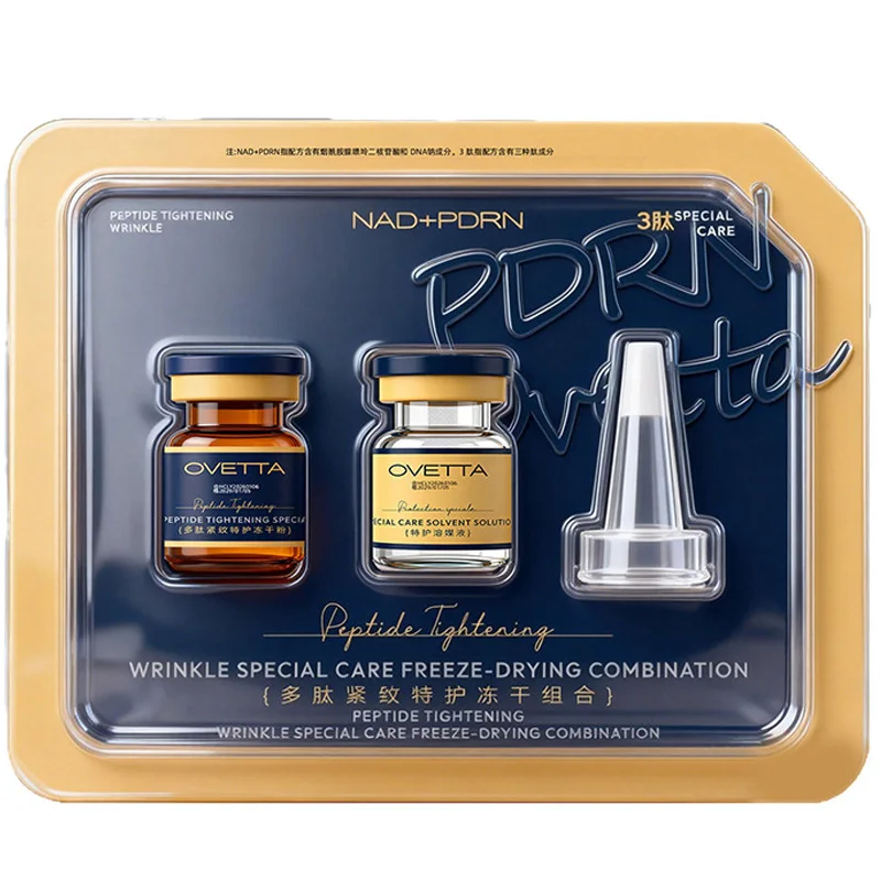 NAD+PDRN Peptide Essence Repairs Sensitive Shrink Pores Skincare Serum Care Freeze-dried Powder Moisturizes, Lifts, Anti-wrinkle