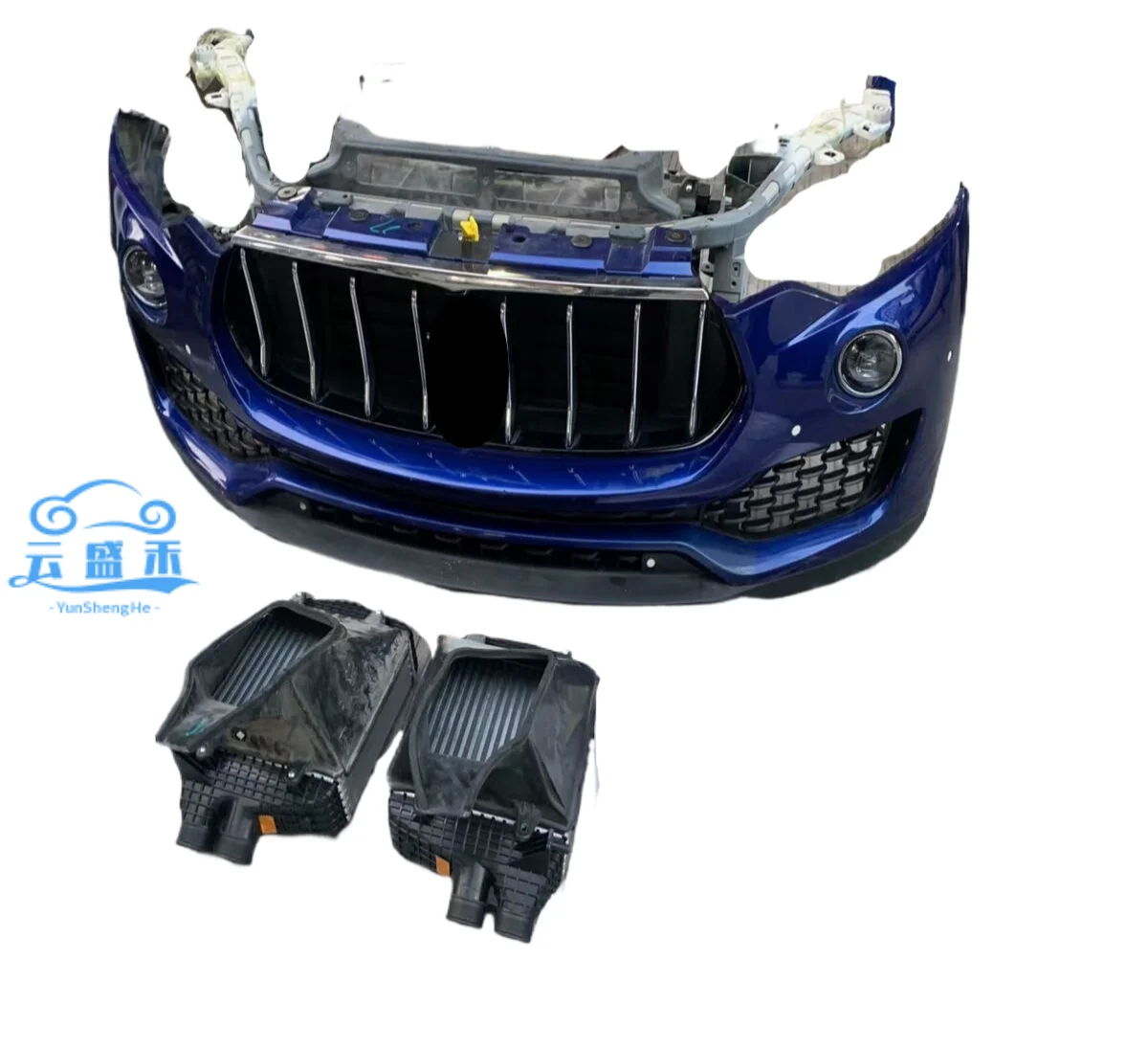 High Quality for Maserati Levante Car Front End Body Kit Includes Front Car Bumpers Grille Radiator Auto Parts Plastic