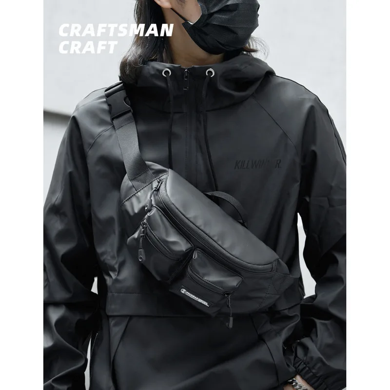 

Crossbody bag, men's chest bag, motorcycle riding messenger bag, small bag, backpack, men's bag