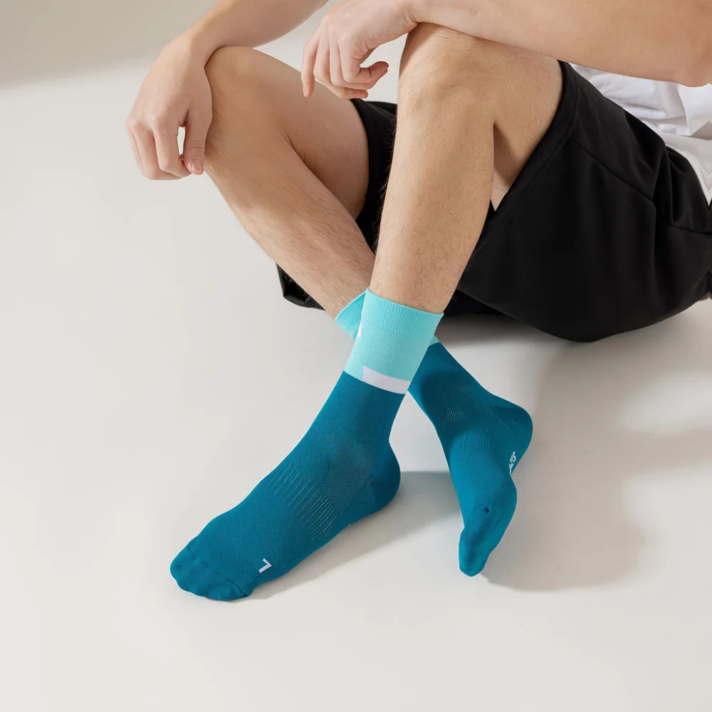 Professionelle Laufsocken, schweißabsorbierend, atmungsaktiv, Marathon-Socken, für Herren und Damen, elastisch, schnell trocknend, Fitness-Training, Radsocken – Detail 3