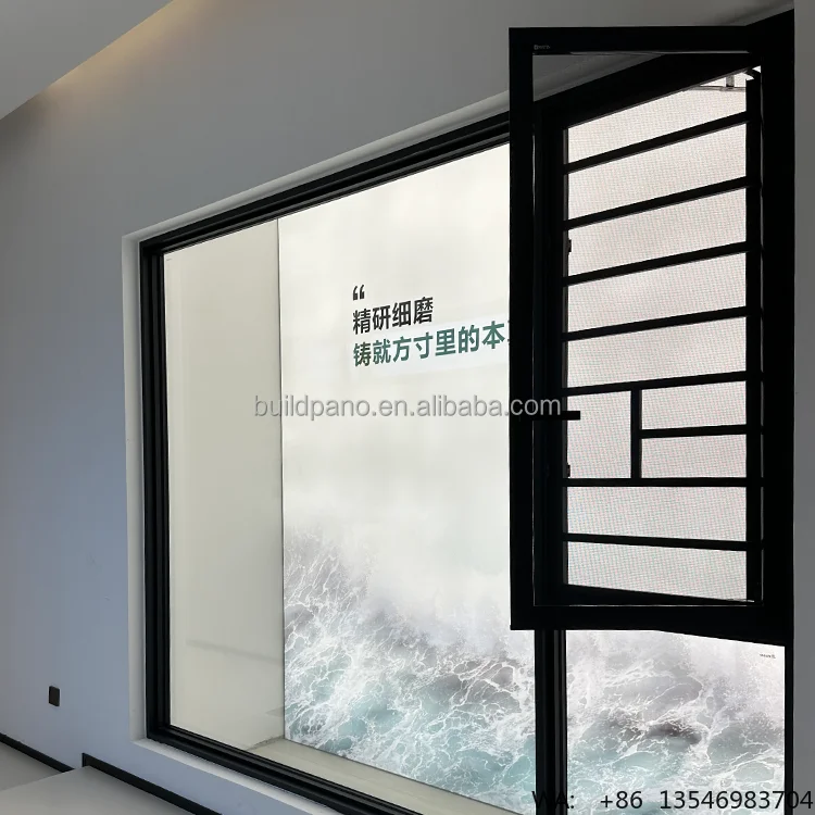 

Thermal Break Aluminum Casement Window with Double Glazing Glass for Soundproof and Energy Saving Buildings