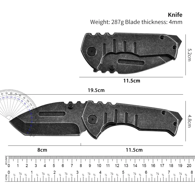 Medford Heavy Duty D2 Steel Outdoor Camping Tactical Hunting EDC Pocket Knife Pocket folding knife men\'s gift