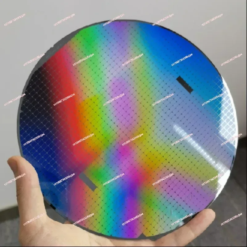 Semiconductor Silicon ChipSilicon Wafer 12 8 6 Inch CPU Technology Sense Decoration Birthday Gift Lithography Chip Circuit Chip