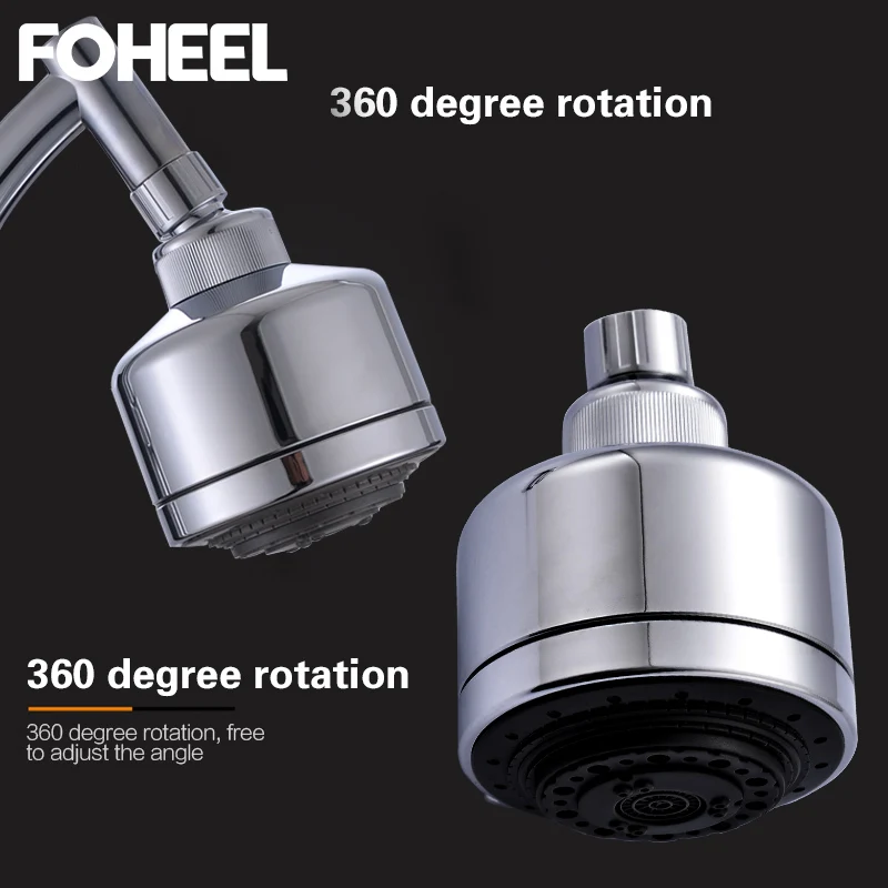 

FOHEEL Adjustable 7 Modes High Pressure Top Shower Head