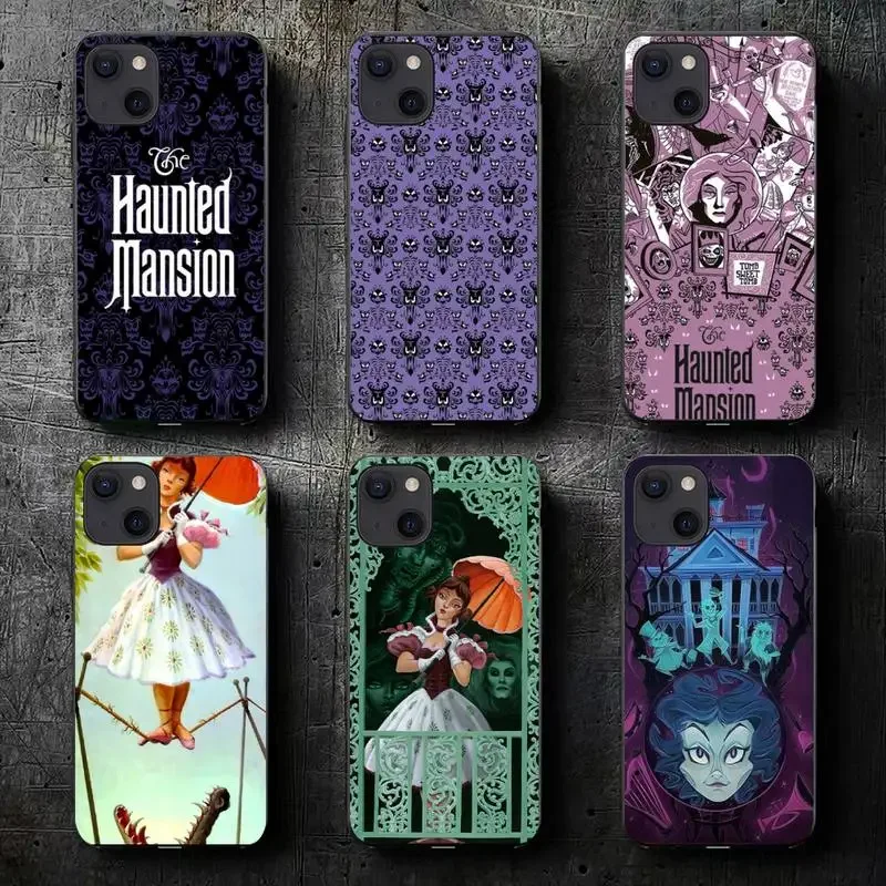 Haunted Movie Mansion Phone Case For iPhone 11 12 Mini 13 14 Pro XS Max X 8 7 6s Plus SE XR Shell