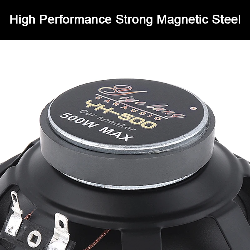 5 Inch 500W Car Speakers 2-Way Auto Door Audio Music Stereo Full Range Frequency Automotive HiFi Coaxial Speakers Subwoofer