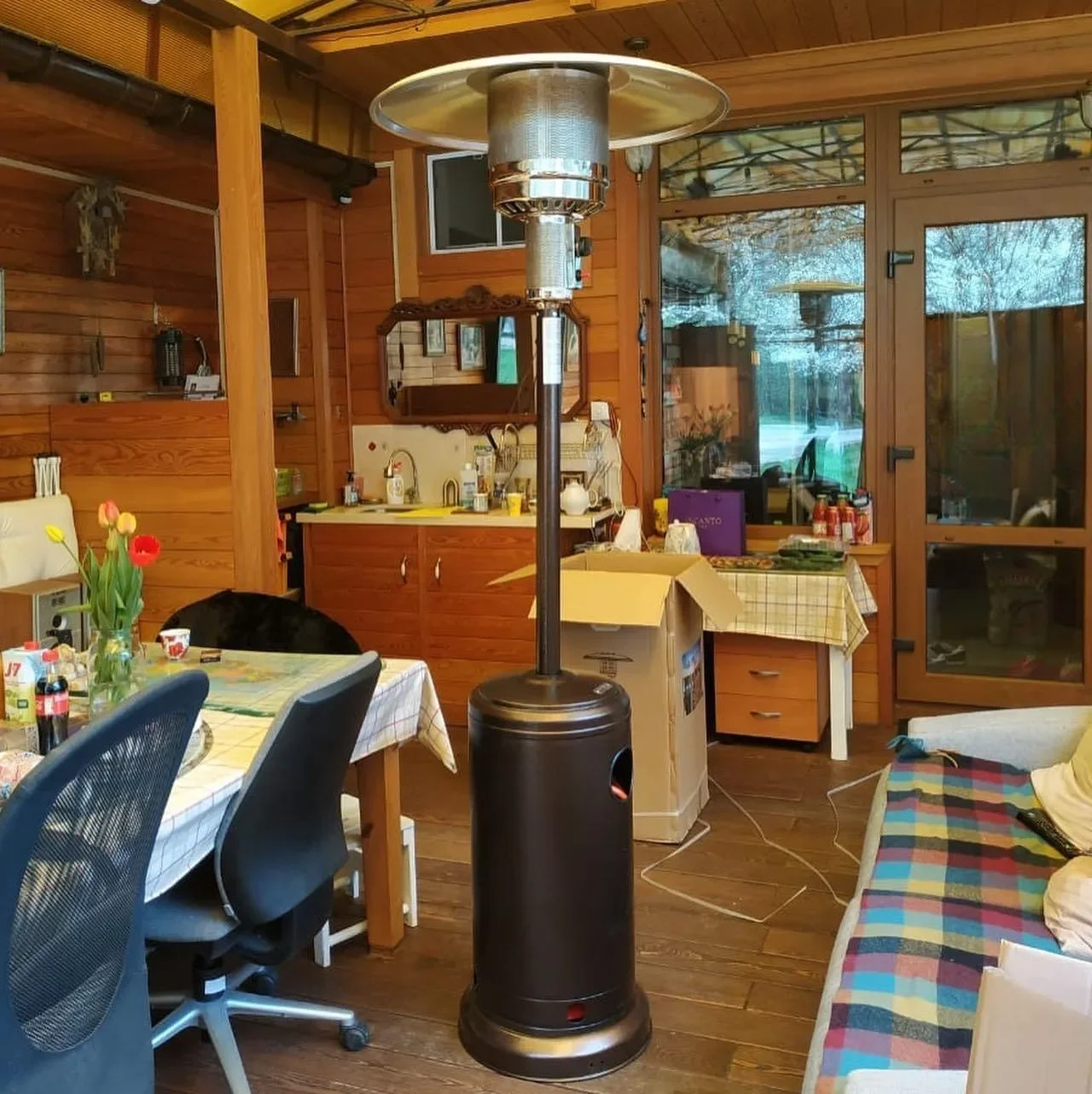 

Машина Простая установка Грибной патио Сжиженный газ Пропан Газ Сад Электрический