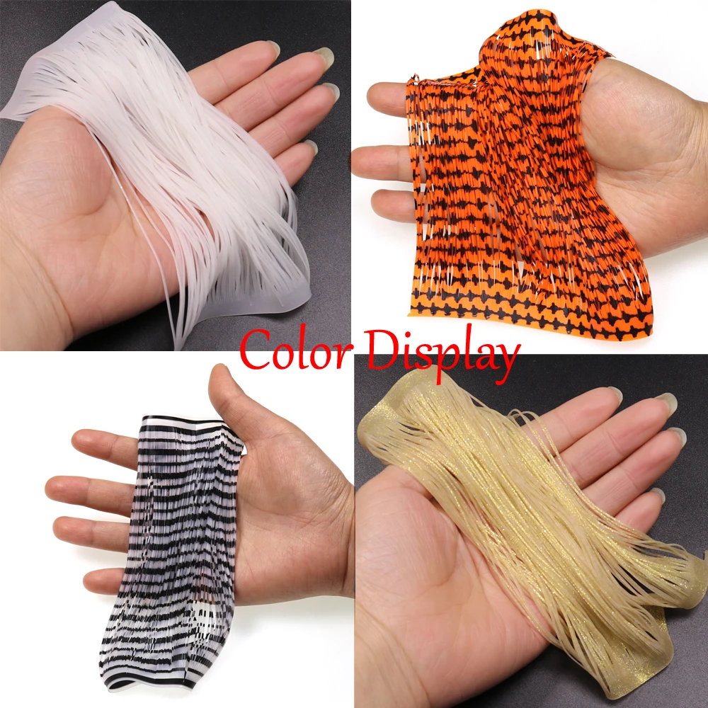 Elllv Multiple Colors Silicone Skirt Legs DIY Material for Saltwater Fishing Jig Head Lure Spinner Buzzbait Soft Skirt - view 5