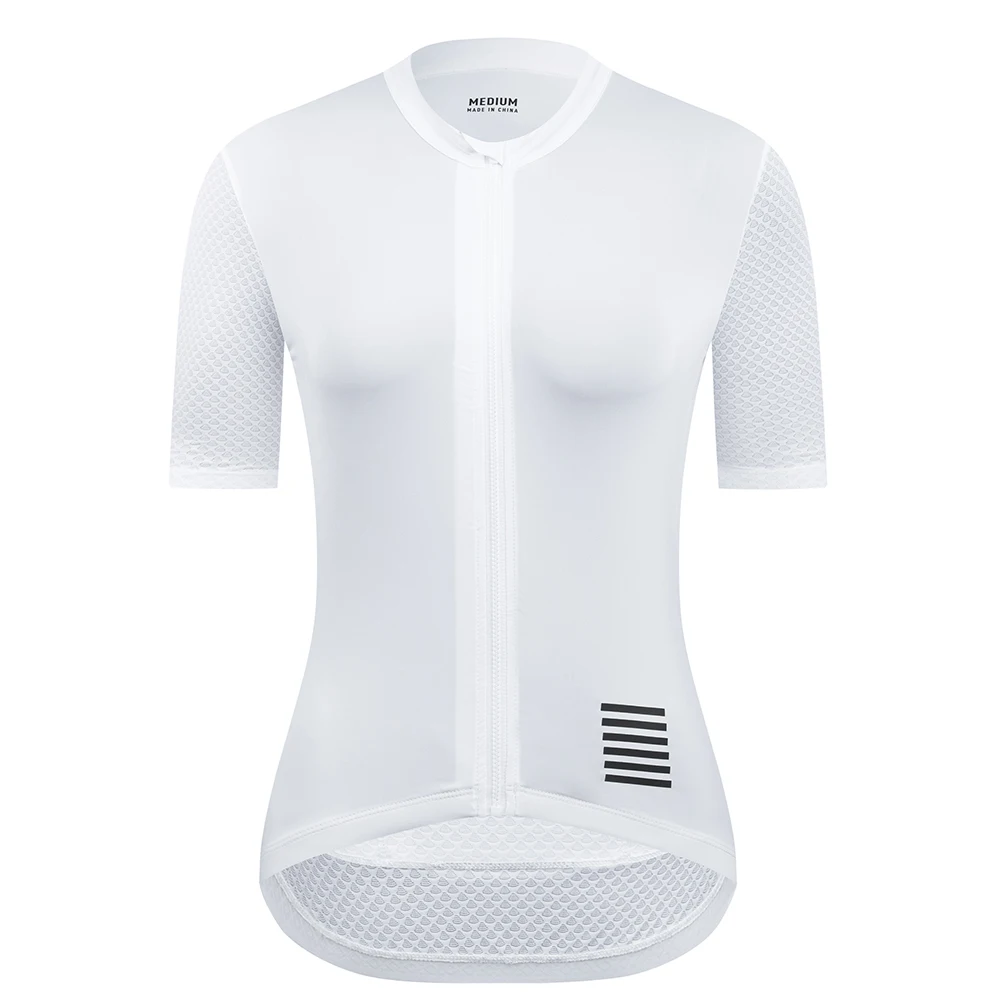 YKYWBIKE Damesfietsshirt Zomerfietsshirt met korte mouwen Lichtgewicht ademend Damesracefietsshirt SPF 50+ Kleding