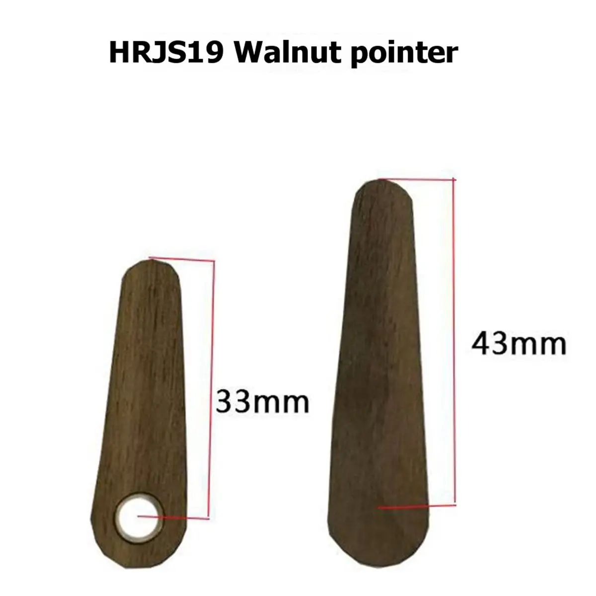 A32I DIY Clock Movement Kit Round Wall Clock Repair Part Movement for 7-10mm Panel Thickness with Wood Needle