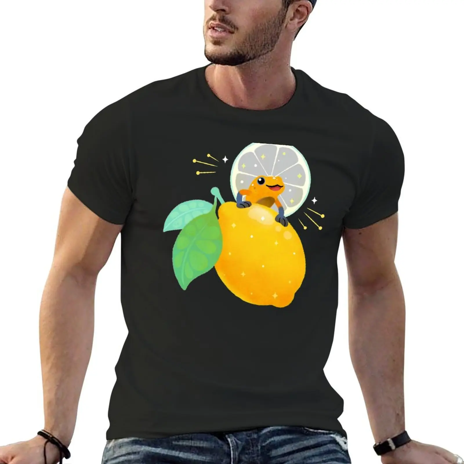 Golden poison lemon sherbet 1 T-Shirt man clothes tees street wear vintage graphic tee T-shirt men