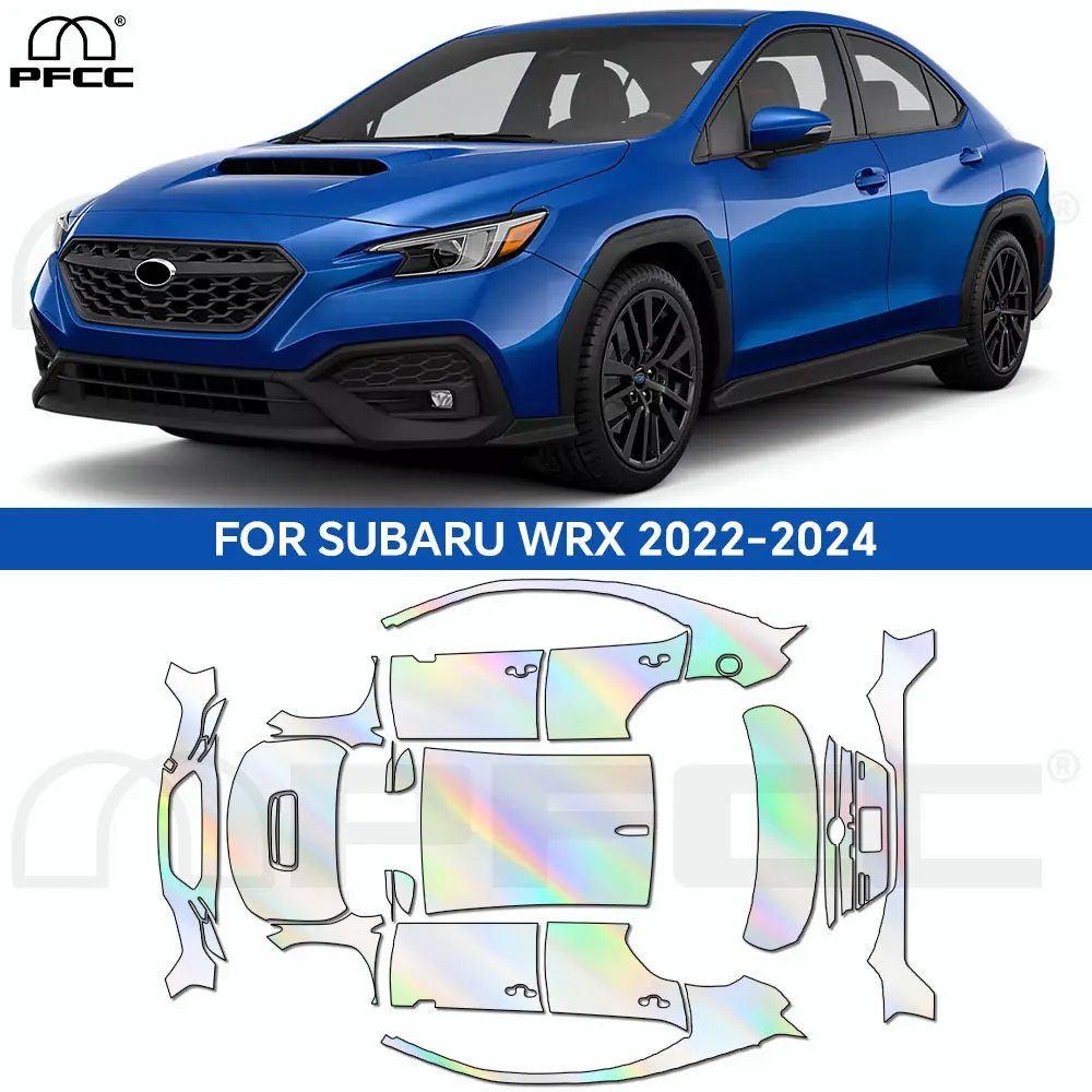 

Автомобильные аксессуары на заказ для Subaru WRX 2022-2024, предварительно вырезанная защитная пленка из ТПУ для краски, ультра прозрачная наклейка на кузов автомобиля с защитой от царапин