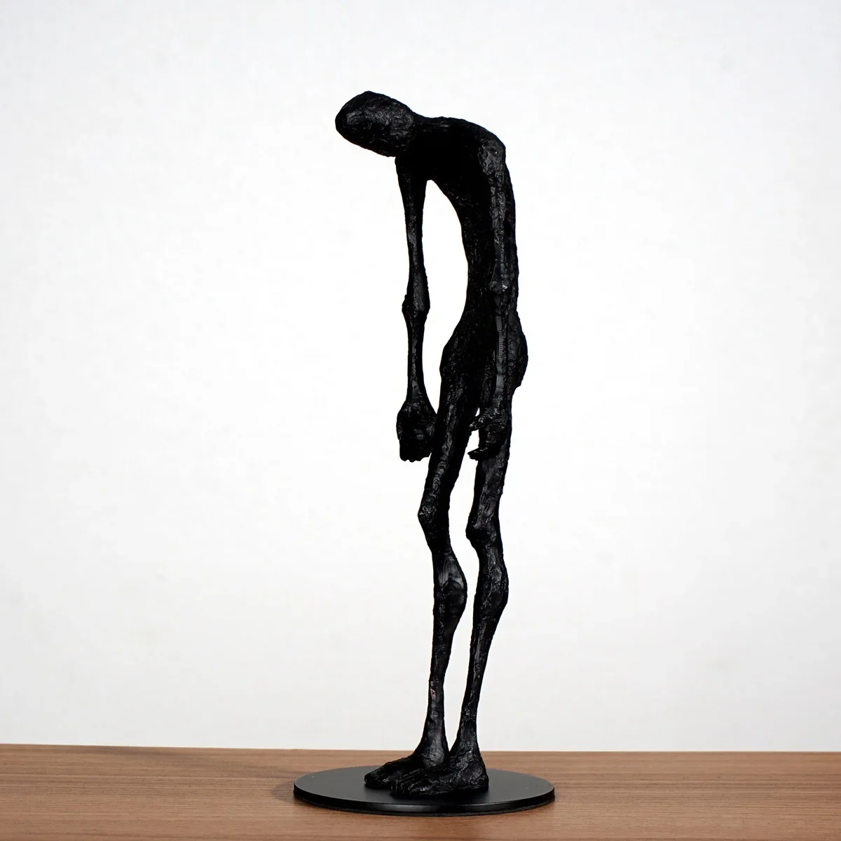 Vilead Modern Minimalist Abstract Geometric Cast Iron People Sculpture Ornaments Foyer Living Room, Hotel Model Room, Home Decor