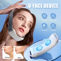 Appareil de beauté EMS V Face, masseur facial vibrant, lifting électrique du visage en V, ceinture de lifting du visage, élimination du double menton, remodelage du visage 1