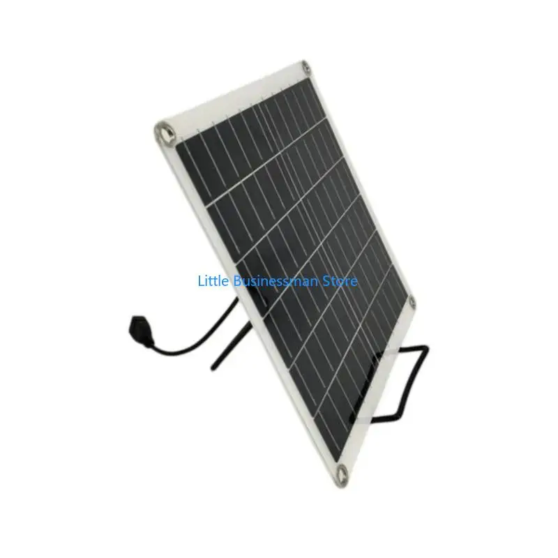 Solar Power Fan for Desk Use with Fold-Out Stand and USB Backup Input M76A