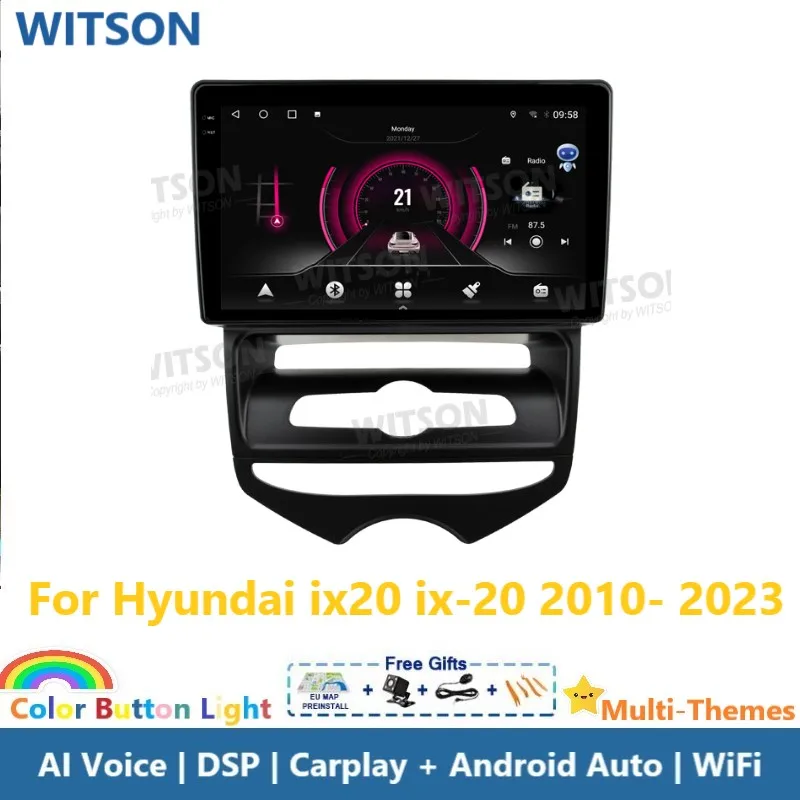 WITSON Android 14 Auto Stereo For Hyundai IX20 IX-20 2010- 2023 Car Radio Carplay Multimedia GPS Audio