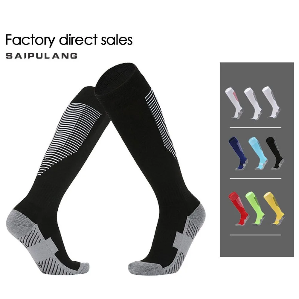 Over The Knee Long Child Anti-slip Sport Socks Football Socks Soccer Socks