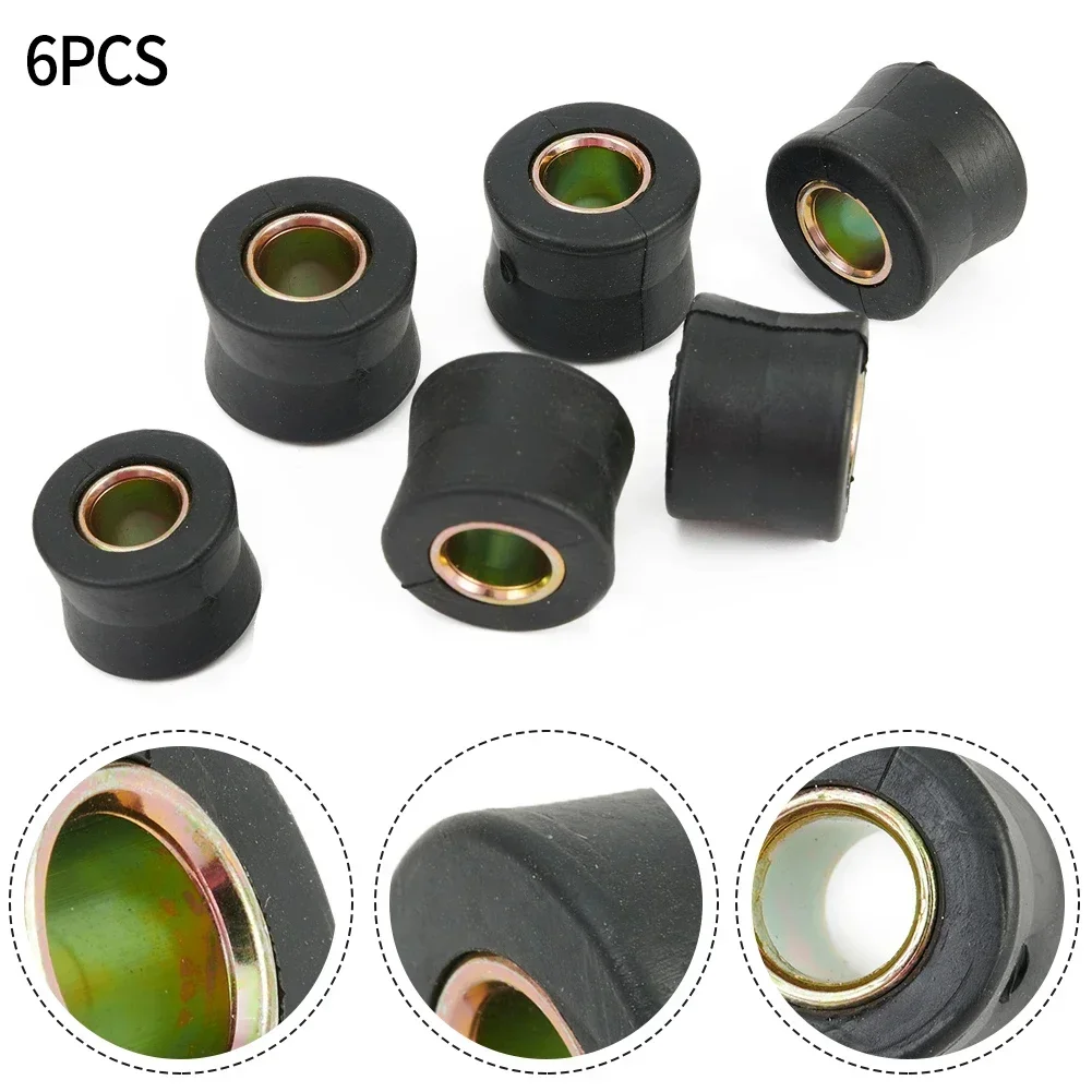 Picture 4: ~6PCS Motorcycle Rear Shock ~Bush Universal Motorbike 10mm ~Rear Shock Absorber Cushion ~Rubber Ring Bushing Moto Accessory