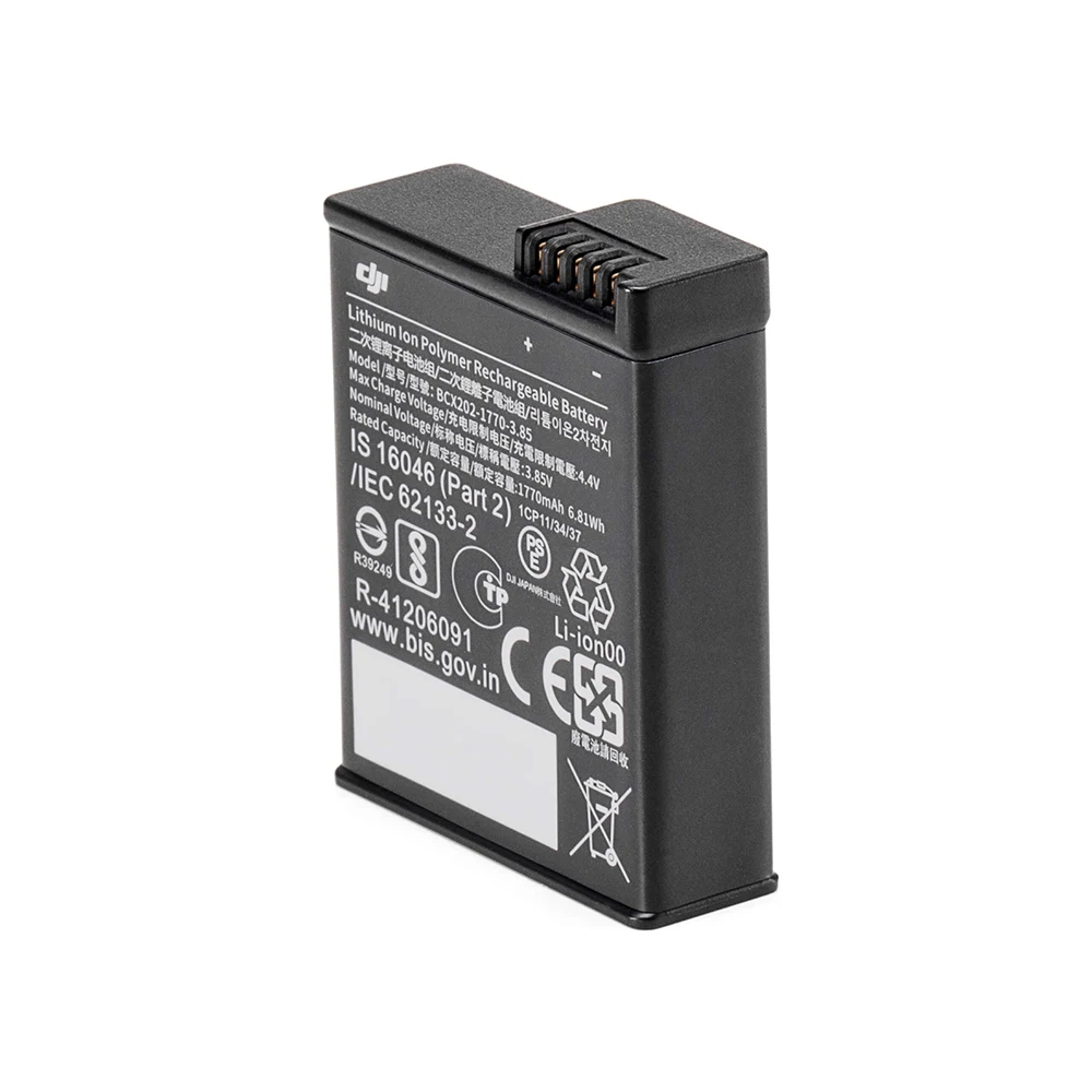 DJI-Osmo Action 3 익스트림 배터리 오리지널 액세서리 최대 160 분 배터리 수명 지원, 최대-20 ° 내한성