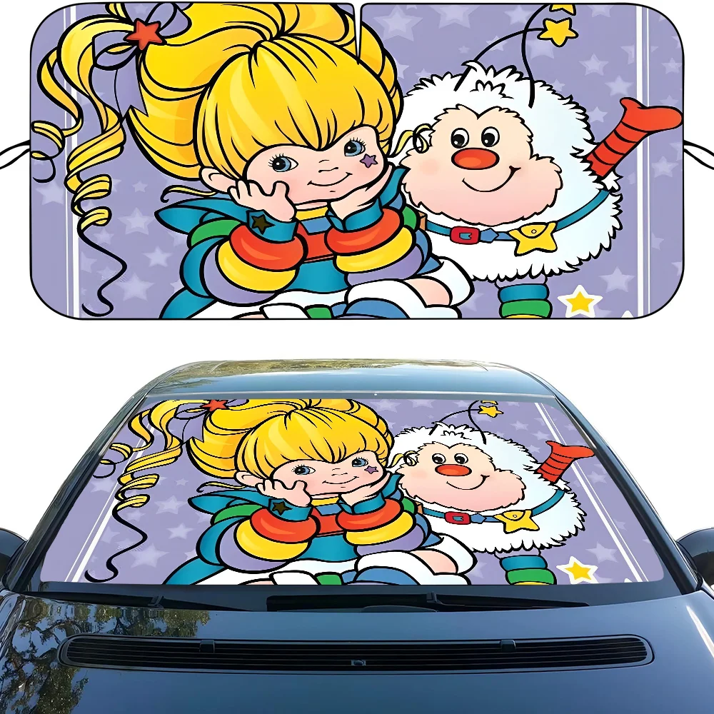 

Rainbow Brite Windshield Sunshade Car Window Windscreen Cover Sun Shade Auto Sun Visor Car-covers