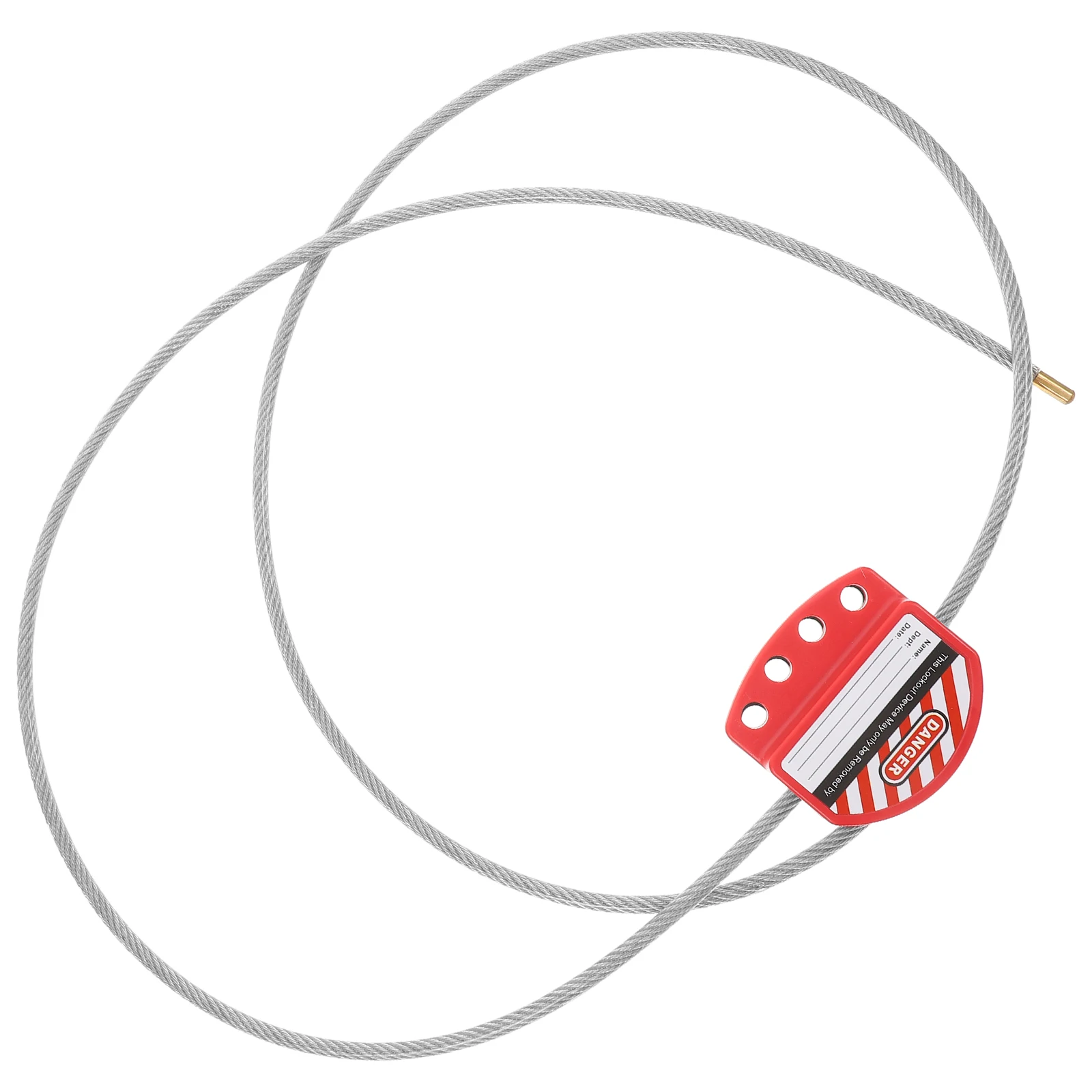 

Industrial Safety Lock 6mm Cable 304 Stainless Steel 1 8M Weatherproof Cable Padlock for LOTO Safety Tagout Device