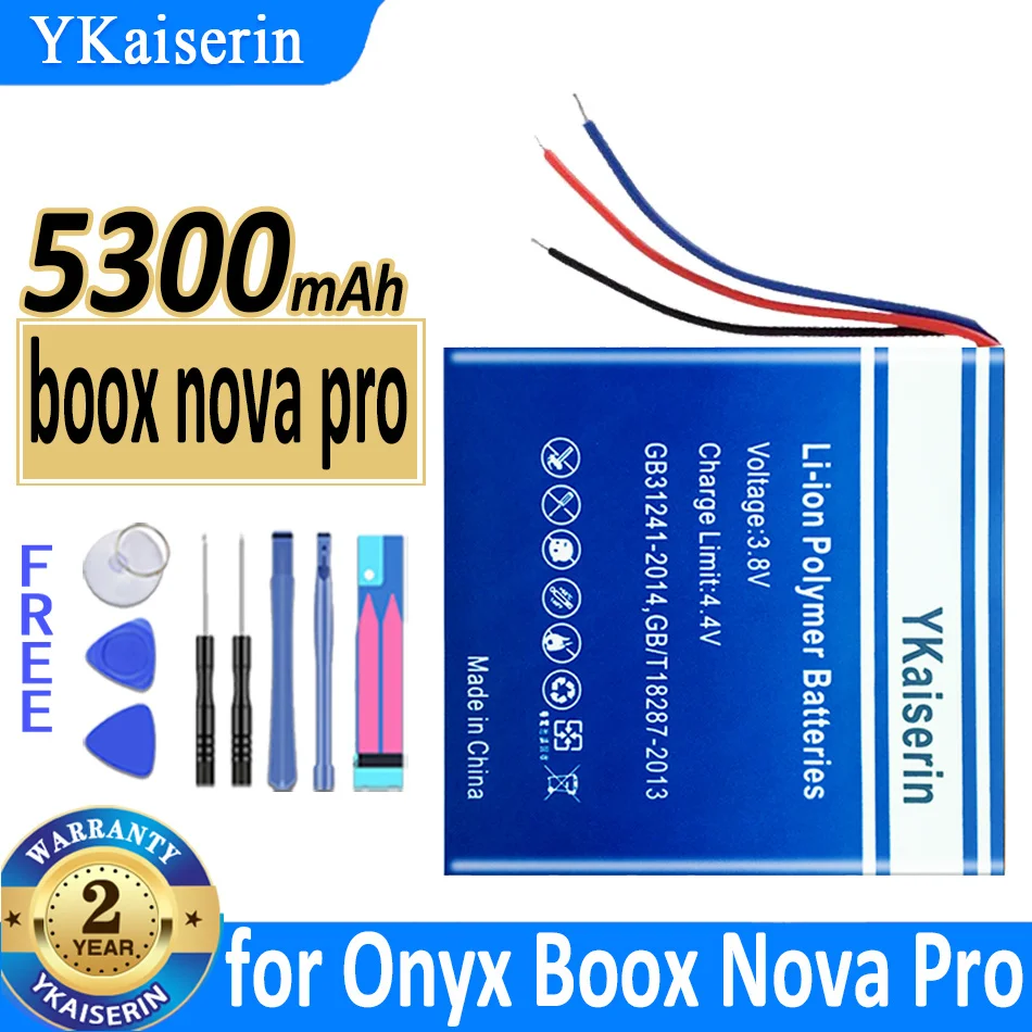 5300mAh E-Book Reader Battery for Onyx Boox Nova Pro - Boox Nova Pro