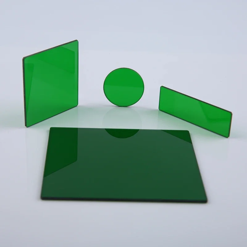 LB type colored optical glass green filter absorption type round LB1 LB2 LB3 LB4 LB6 LB7 LB9 LB11 LB16 LB17