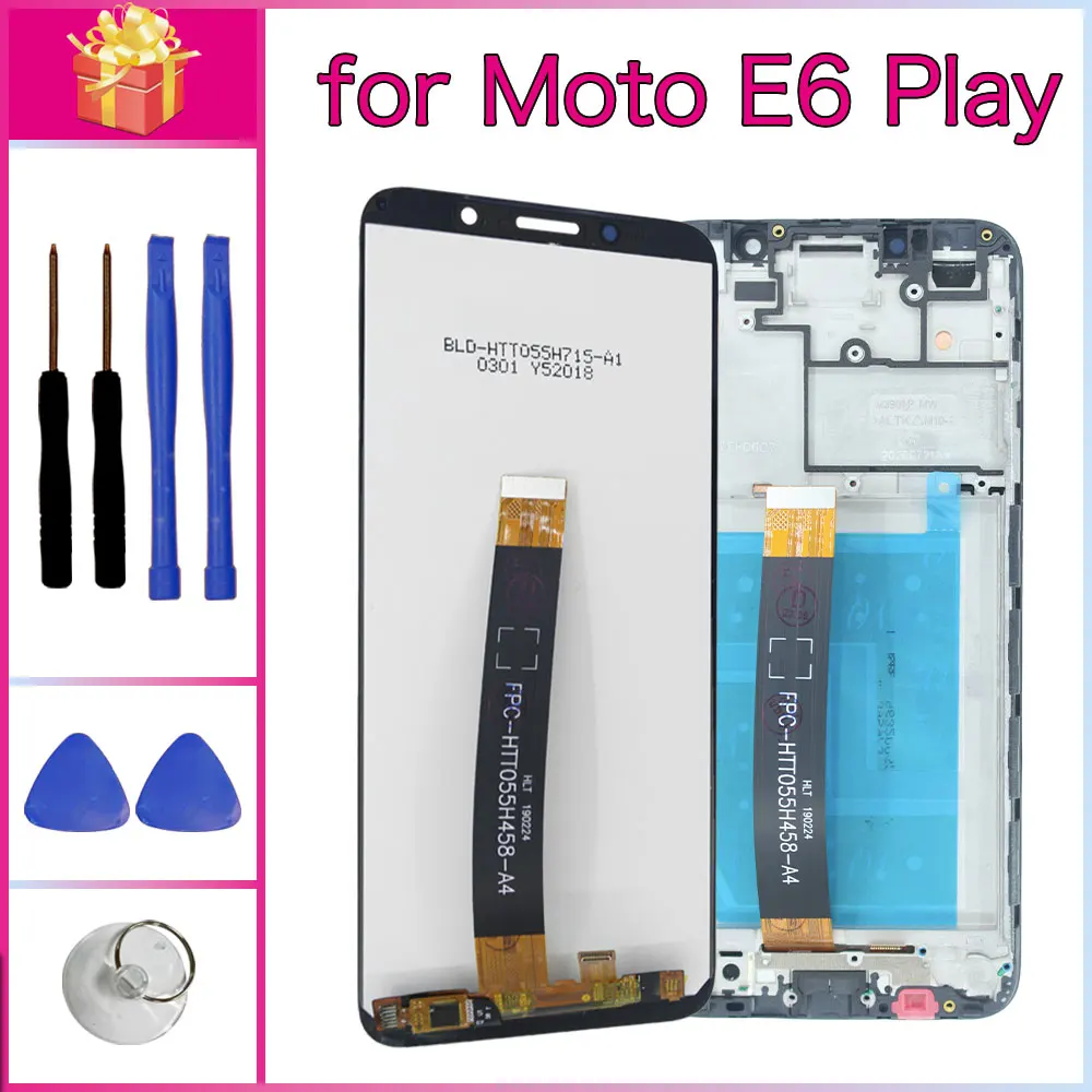 New For Motorola Moto E6 Play Plus E6s E7 Power E20 E32 E40 LCD Display Touch Screen Digitizer Assembly LCD Display