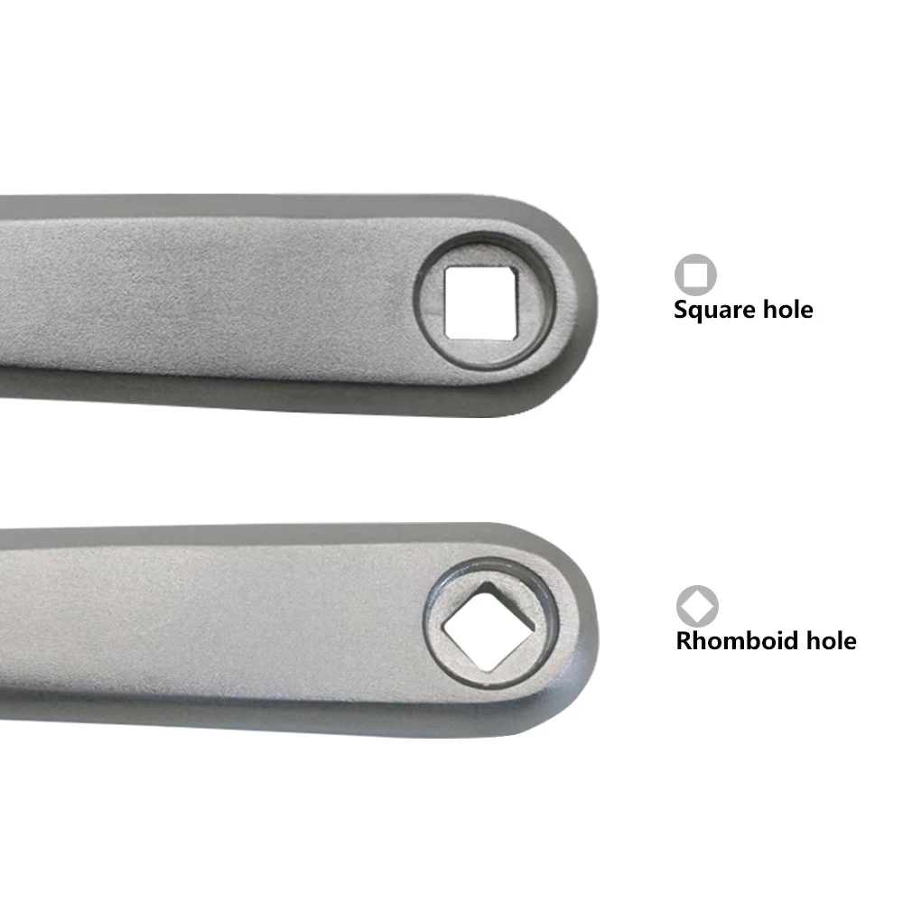 1 Stück MTB-Kurbelgarnitur Fahrradkurbel Reparaturteile 170mm Lange Fahrradkurbel mit Vierkantloch Linke Separate Kurbel – Detail 5