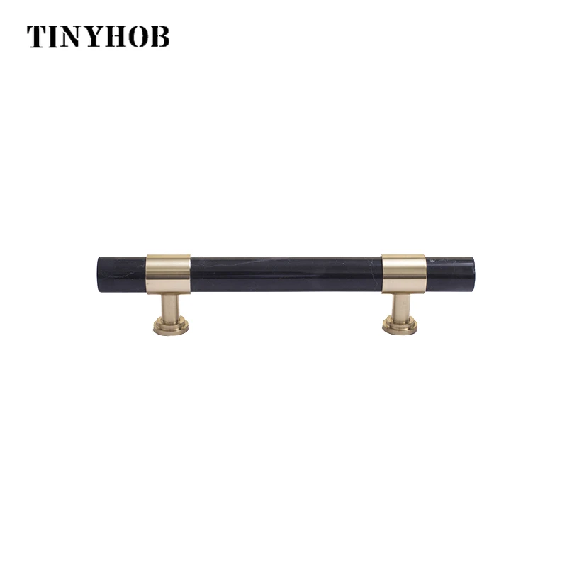 Natural Marble/Pink Crystal + Brass T Bar Cabinet Handle and Knobs Kitchen  Cupboard Door Pulls Furniture Handle Dresser Hardware - AliExpress 13