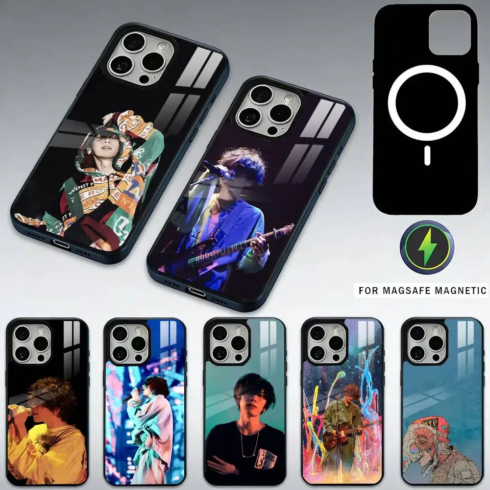 

Singer Y-Yonezu Kenshi Phone Case For iPhone17,16,15,14,13,12,11 Plus,Pro Max Magnetic For Magsafe Wireless Charging