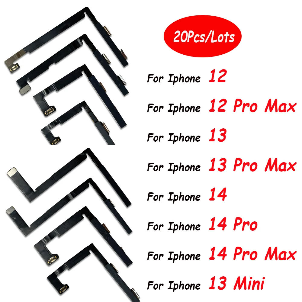 

20Pcs，Tested Battery Protective Board Flex For Iphone 14 13 12 Pro Max 12 13 Mini 14 Plus Change Battery Efficiency Cable Board