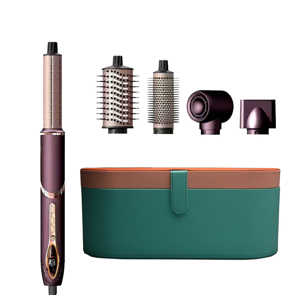 High Quality 6-in-1 Ionic Multi-Function Styler Comb Certification 110,000rpm High Speed Hd08 Hair Dryer Brush