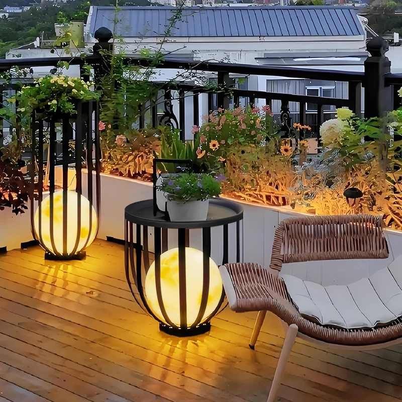 

Solar outdoor light waterproof villa garden floor-to-ceiling courtyard landscape light terrace potted plant