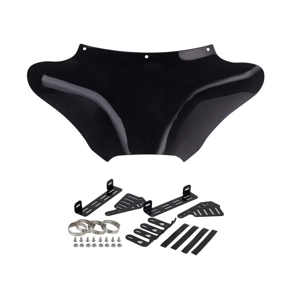 Motorcycle Batwing Fairing Kit For Harley FLST Heirtage FLSTC Classic For Yamaha Dragstar V-Star For Honda VTX Shadow Suzuki