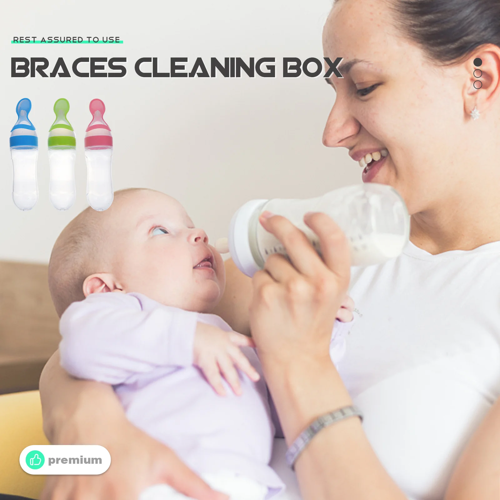 

3Pcs Baby Cereal Food Supplement Feeder Silicone Squeezing Feeding Bottles Rice Paste Bottles Infant Feeder Baby Eating Supplies