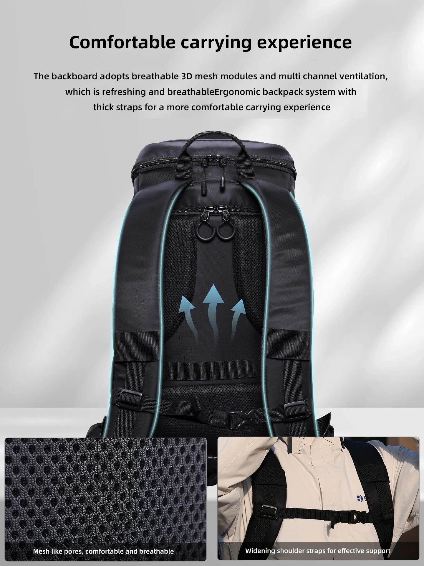 BENRO Ramble200 Strolling Photography Bag Large Capacity Backpack