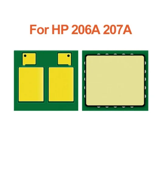 4PCS Chip W2110A-W2113A; W2110X-W2113X; W2210A-W2213A; W2210X-W2213X For HP Colour Pro M255 M283 M282 Toner 206A 206X 207A 207X