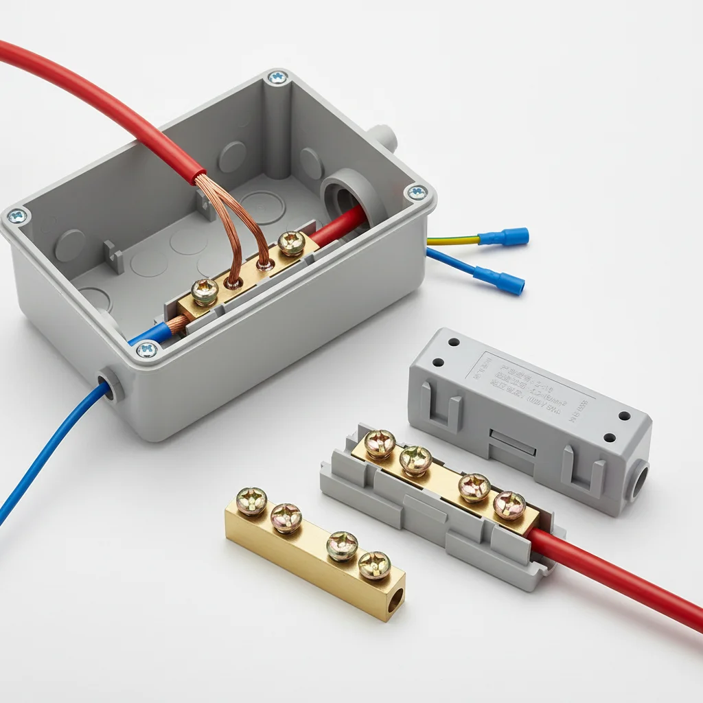 High Power Splitter Wire Connector Spliceable Quick Electrical Cable Terminal Blocks Junction Box Connectors Conductor Brass