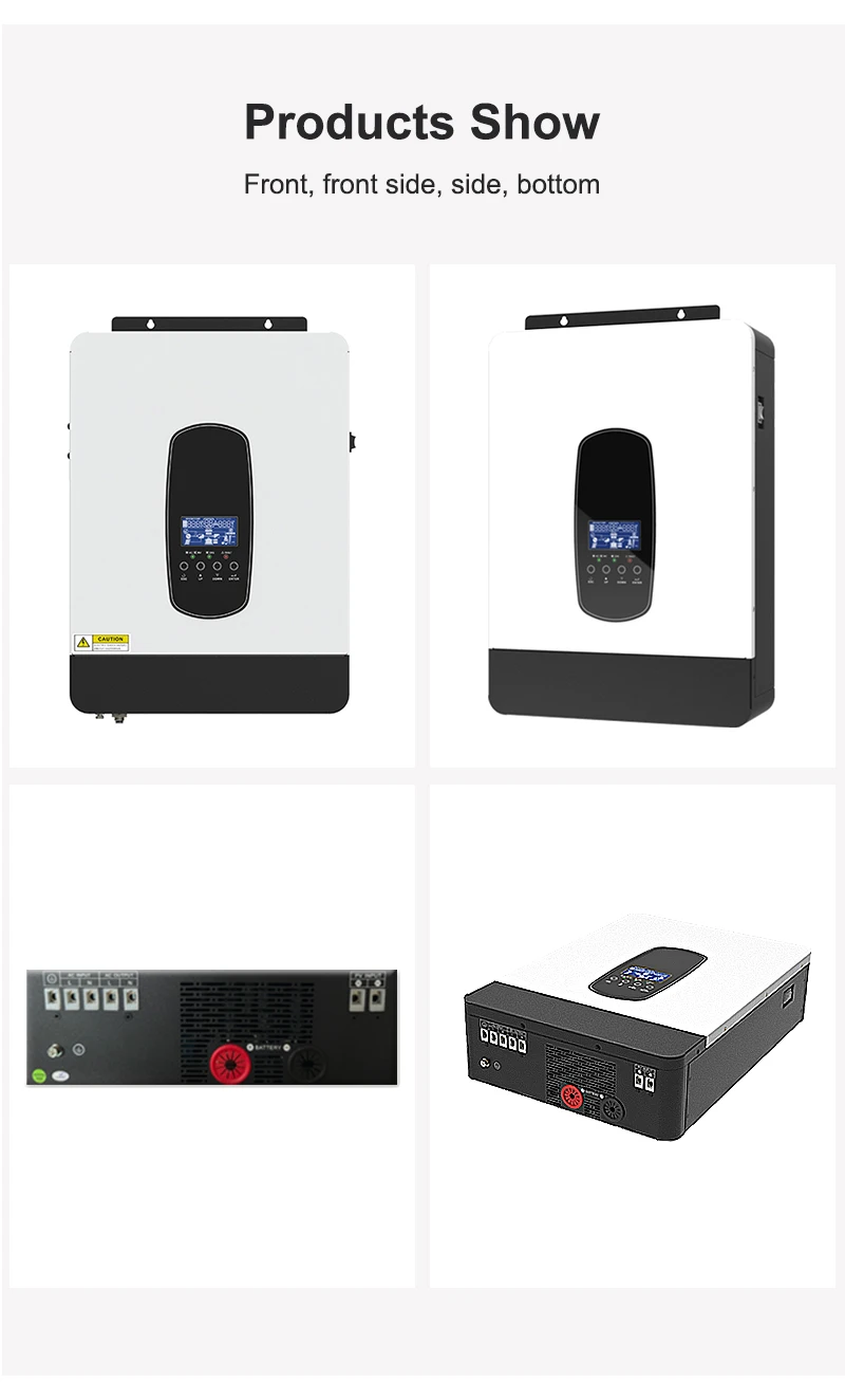 ANENJI 6,2 kW 48V Hybrid-Solarwechselrichter mit integriertem 6000W MPPT 110A Solar-Laderegler, ausgestattet mit WLAN – Detail 15