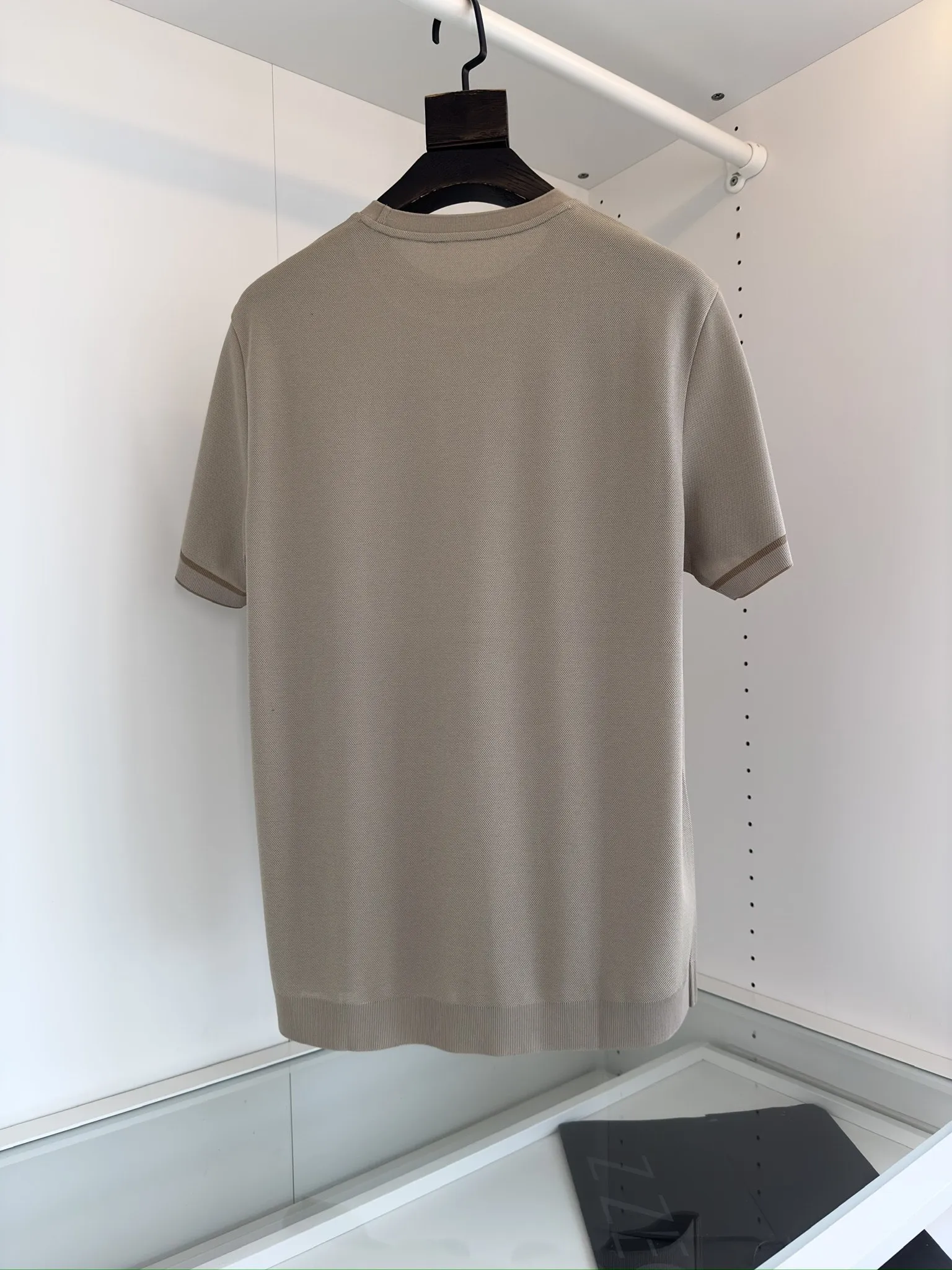 BILLIONAIRE SIJITONGDAMen's M-3XL business casual round neck short-sleeved T-shirt fabric is made of 100% long-staple cotton